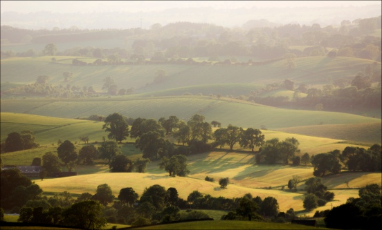 England's green and pleasant land...