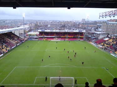 Best view in the world! Bradford seen from the Kop at Valley Parade